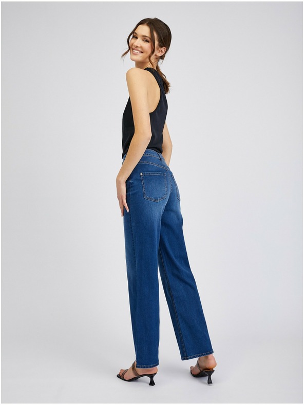 Orsay Tamnoplave ženske traperice s blagim trapezom ORSAY