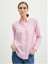 Orsay Svijetlo ružasta ženska karirana košulja ORSAY