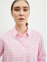 Orsay Svijetlo ružasta ženska karirana košulja ORSAY