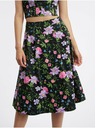 Orsay Crna ženska suknja cvjetnog uzorka ORSAY