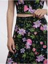 Orsay Crna ženska suknja cvjetnog uzorka ORSAY