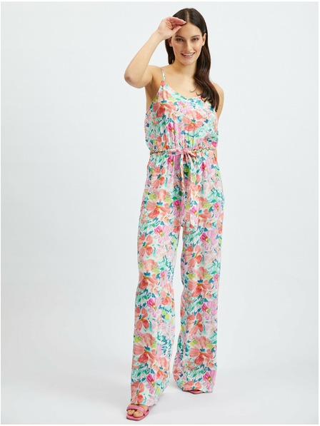 Orsay Ružičasto-krem ženski kombinezon cvjetnog uzorka ORSAY