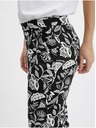 Orsay Bijelo-crne ženske hlače s uzorkom ORSAY