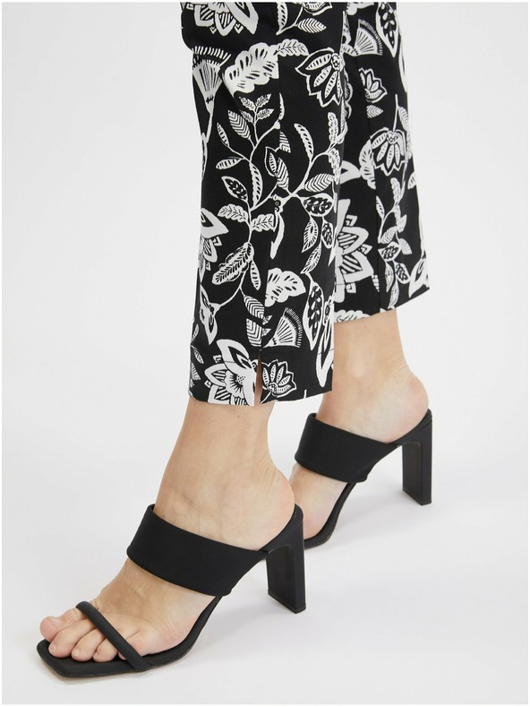 Orsay Bijelo-crne ženske hlače s uzorkom ORSAY