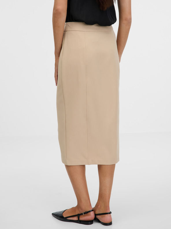 Orsay Svijetlo smeđa ženska suknja ORSAY