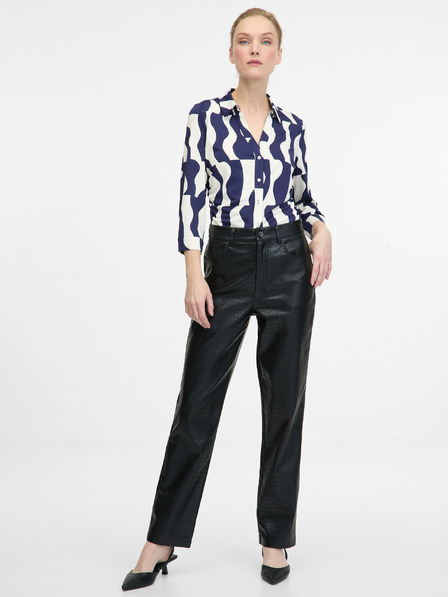 Orsay Tamnoplava ženska bluza sa ORSAY kragnom