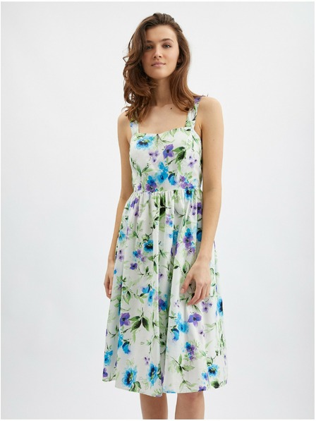 Orsay Plavo-kremaste cvjetne haljine za žene ORSAY