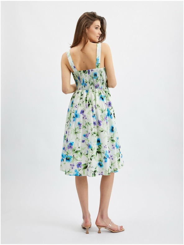 Orsay Plavo-kremaste cvjetne haljine za žene ORSAY