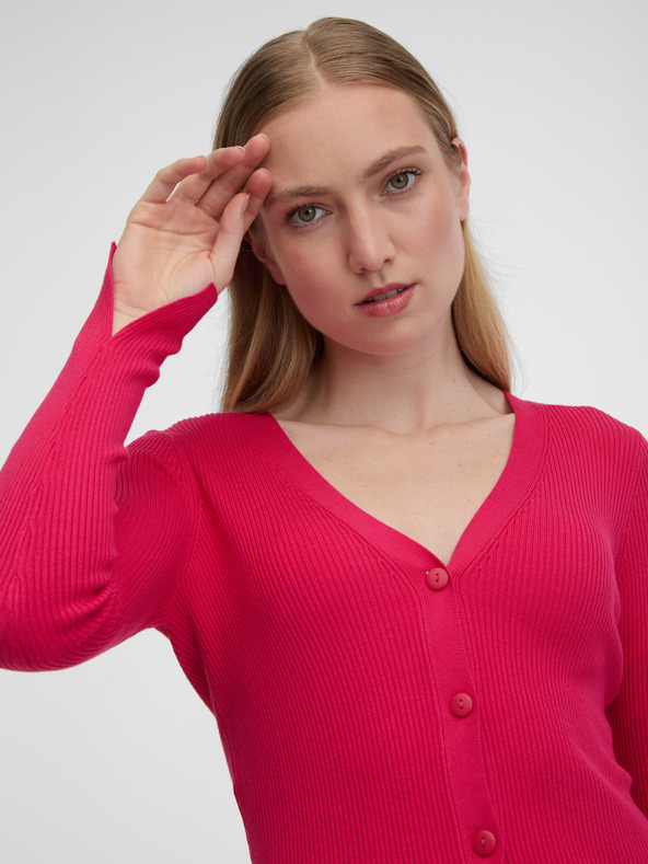 Orsay Tamno ružičasti ženski kardigan ORSAY