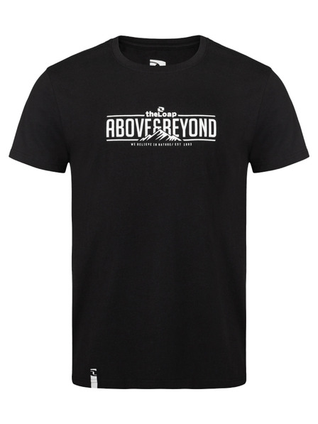 Loap Crna muška majica s printom LOAP BRED