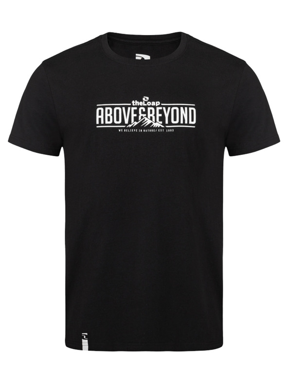 Loap Crna muška majica s printom LOAP BRED