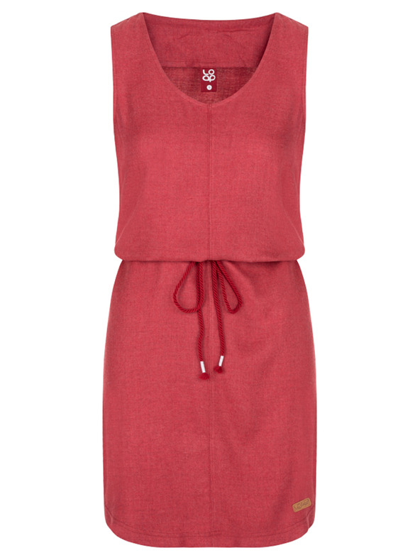 Loap Crvena ženska ljetna haljina LOAP NECLA