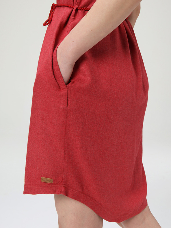 Loap Crvena ženska ljetna haljina LOAP NECLA