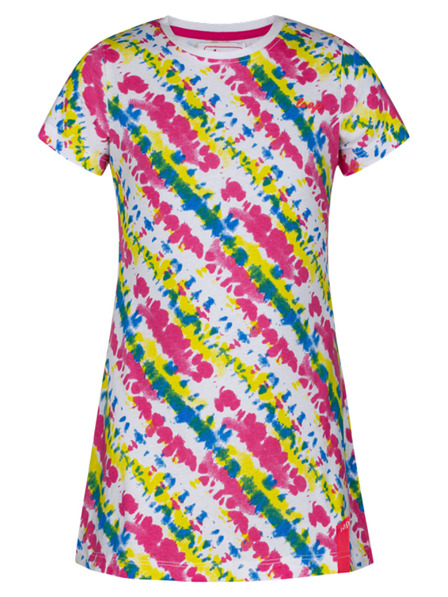 Loap Ružičasto bijela djevojačka haljina s uzorkom LOAP Bestona