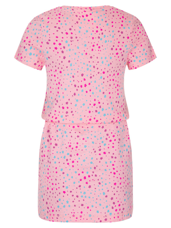 Loap LOAP BESNA roza haljina za djevojčice s uzorkom