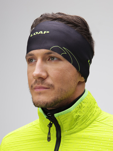 Loap Zeleno-crna sportska zimska traka za glavu LOAP Zal