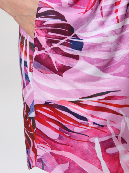 Loap LOAP Anuma roza ženska haljina s uzorkom