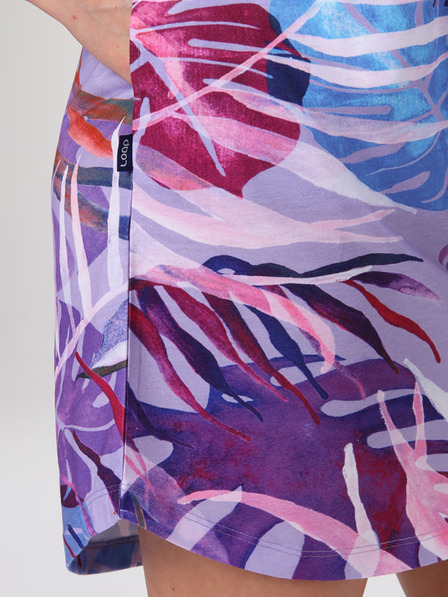 Loap Plavo-ljubičasta ženska haljina s uzorkom LOAP Anuma