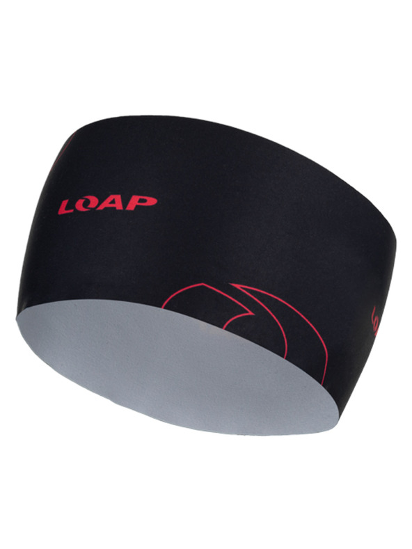 Loap Crveno-crna muška sportska traka za glavu LOAP Zal