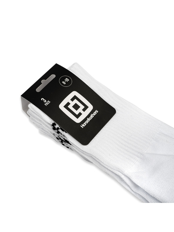 Horsefeathers Čarape Delete Premium Wmns 3Pack - bijele veličine 8 - 10 KONJSKIH PERJA