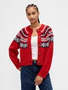 GAP Oversize kardigan Fair Isle s primjesom vune GAP