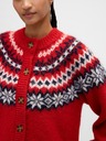 GAP Oversize kardigan Fair Isle s primjesom vune GAP