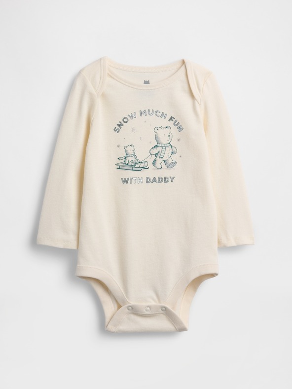GAP Baby bodi s printom GAP