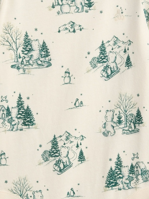 GAP Baby bodi s printom GAP