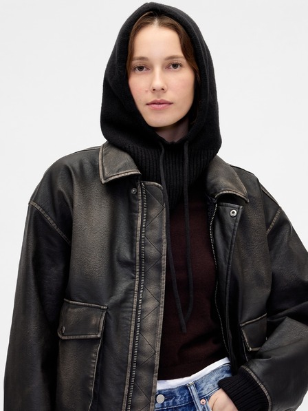 GAP Pleteni vrat s kapuljačom CashSoft GAP