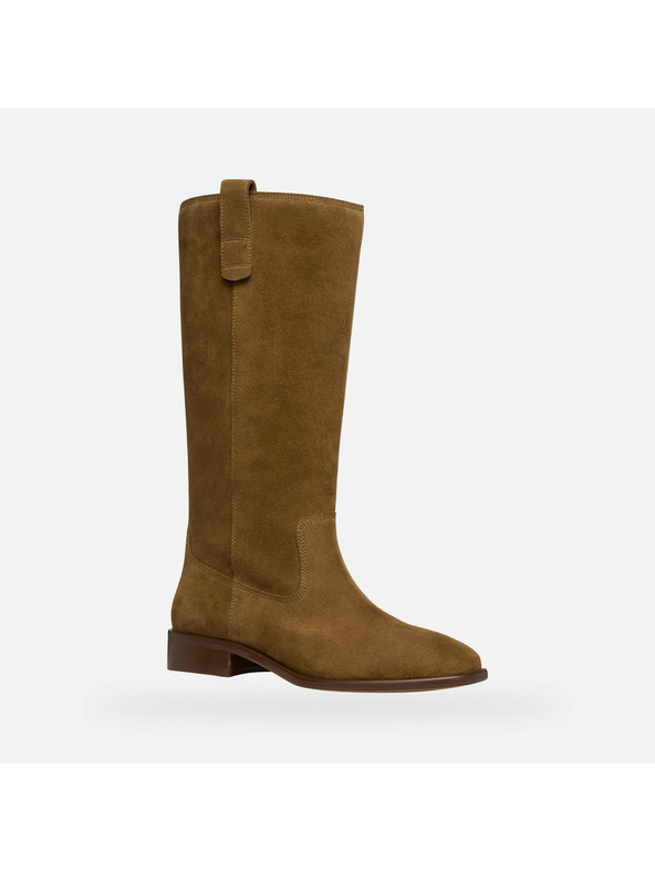 Geox Smeđe čizme Geox Eliebeth