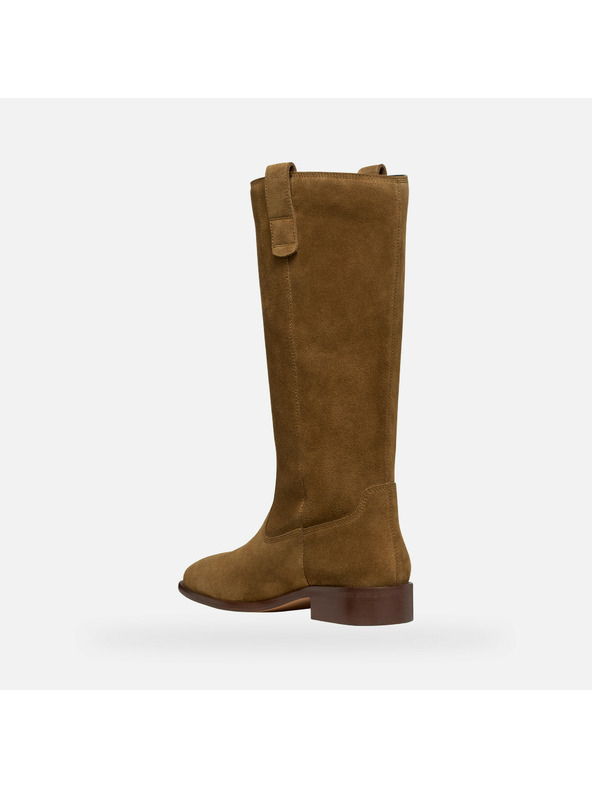 Geox Smeđe čizme Geox Eliebeth