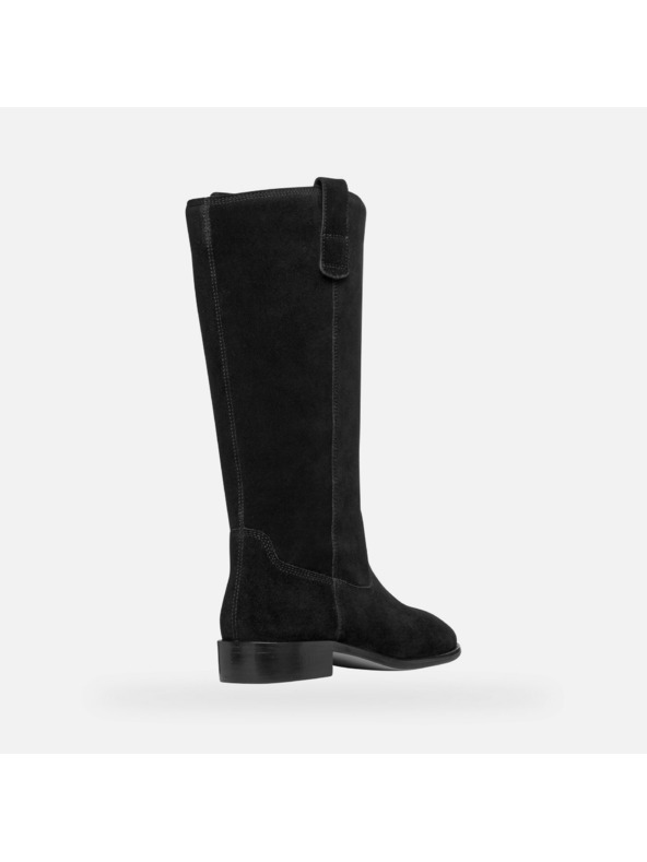 Geox Crne čizme Geox Eliebeth