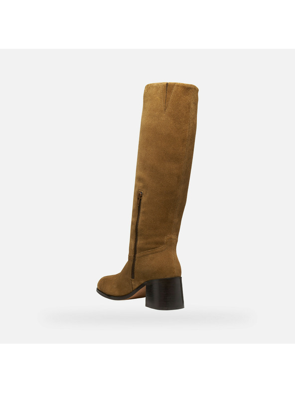 Geox Smeđe čizme Geox Alnoire