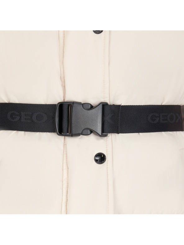 Geox Krem pernata jakna Geox Spherica