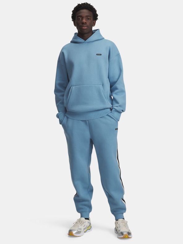 Under Armour Muške trenirke Under Armour UA Icon Heavy Rib Jogger-BLU