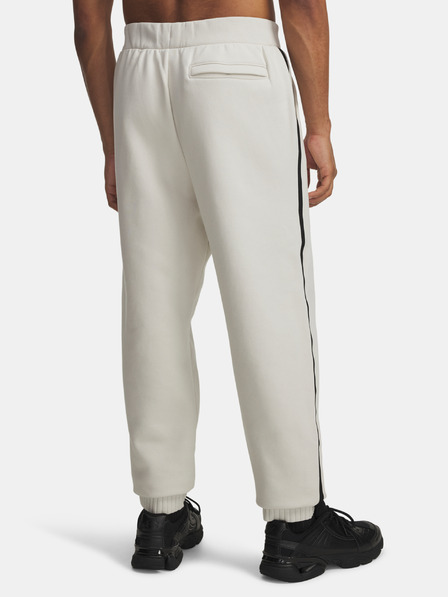 Under Armour Muške trenirke Under Armour UA Icon Heavy Rib Jogger-WHT