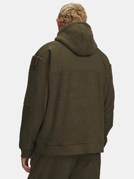 Under Armour Muški pulover Under Armour UA High Pile Fleece FZ-GRN