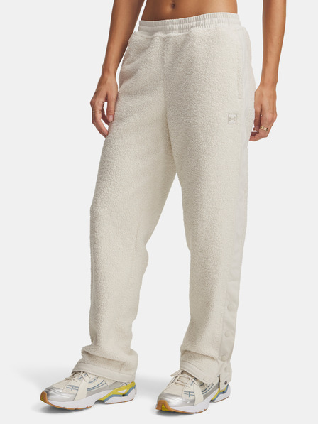 Under Armour Ženske sportske hlače Under Armour UA High Pile Fleece Pants-WHT