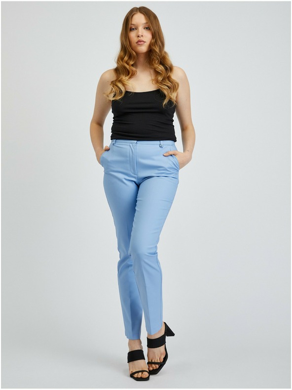 Orsay Svjetloplave ženske hlače ORSAY