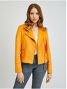 Orsay Narančasta ženska jakna od brušene umjetne kože ORSAY