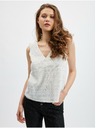 Orsay Bijela ženska čipkasta majica bez rukava ORSAY