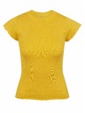 Orsay Žuta ženska majica s podignutim ovratnikom ORSAY