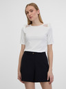 Orsay Bijela ženska majica s prorezom na leđima ORSAY
