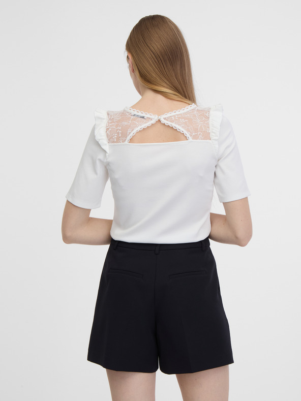 Orsay Bijela ženska majica s prorezom na leđima ORSAY