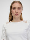 Orsay Bijela ženska majica s prorezom na leđima ORSAY