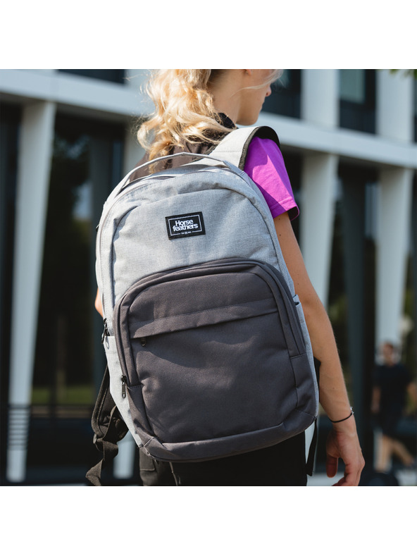 Horsefeathers Ruksak Clout - gray melange