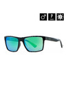 Horsefeathers Sunčane naočale Merlin - gloss black/mirror green
