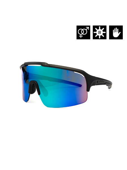 Horsefeathers Biciklističke naočale Recoil - matt black/mirror green