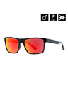 Horsefeathers Sunčane naočale Merlin - gloss black/mirror red
