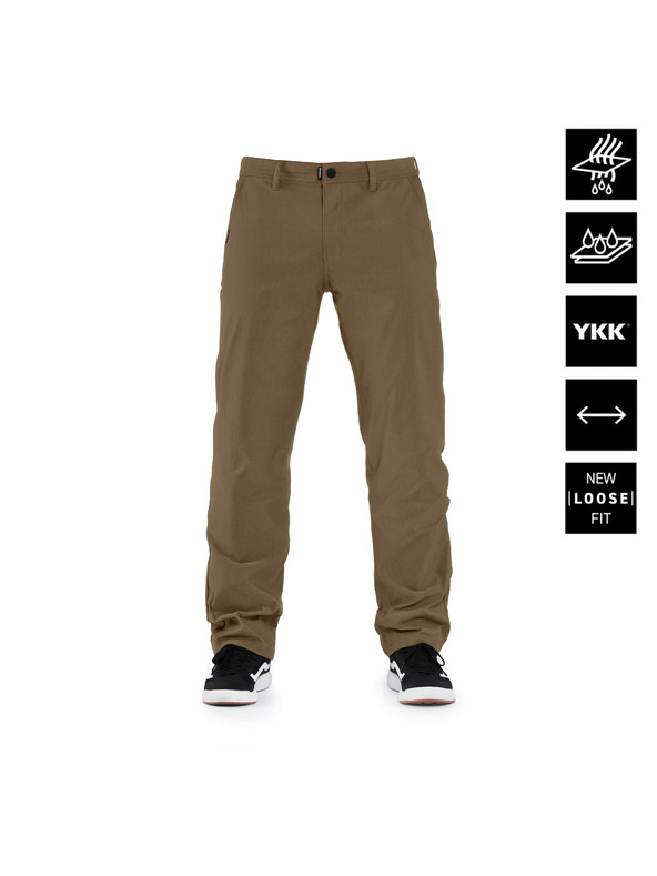 Horsefeathers Vodootporne rastezljive hlače Reverb Loose - pustinjske